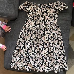 Off the shoulder floral dress
